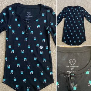 New Long Sleeve Aéropostale Shirt Size 6/7